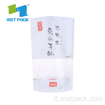 Riciclare sacchetti di carta di riso in plastica compostabili biodegradabili